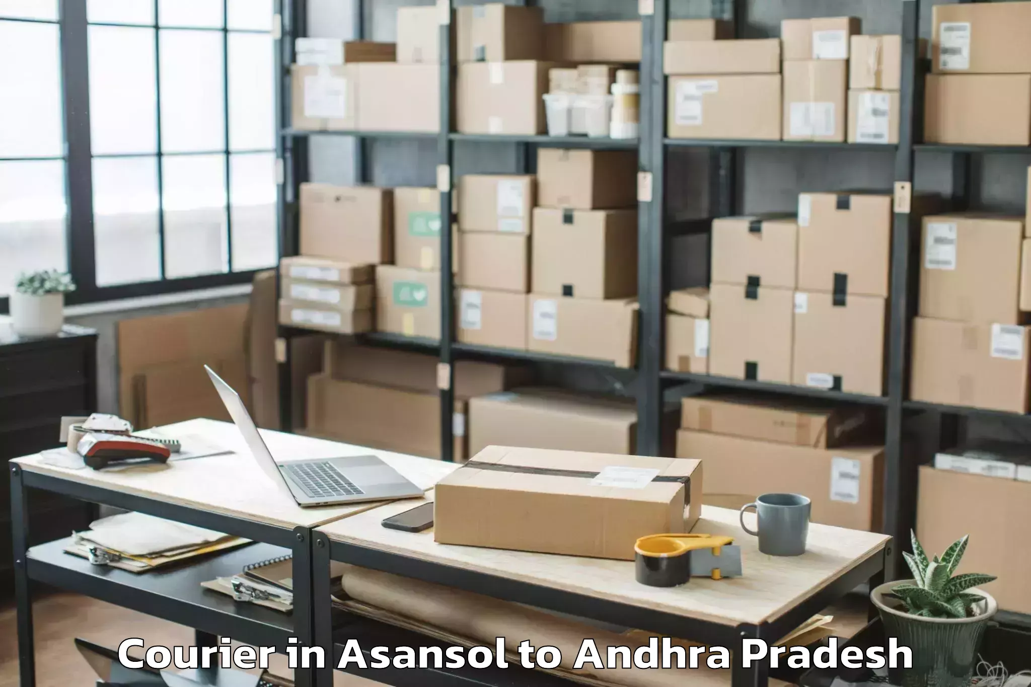 Affordable Asansol to Peddvaduguru Courier